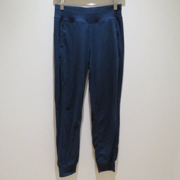 SWEATY BETTY Gary Yoga Pants in Navy Blue Athleisure Workout Lounge - Size XXS - Picture 2 of 12